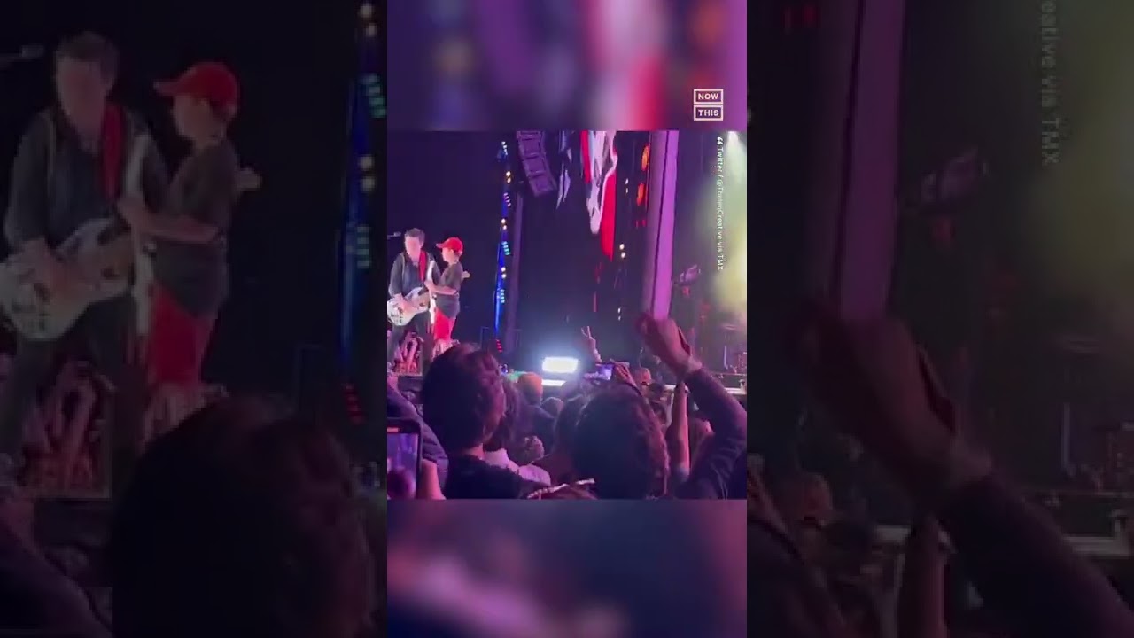 10 Year Old Guitarist Steals The Show At Green Day Concert 🎸