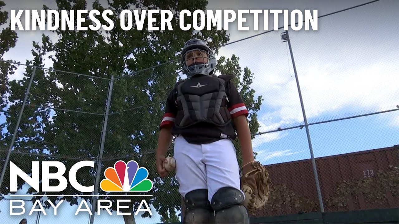 11 Year Old Catcher Comforts Opposing Player, Fearful After Getting Hit By Pitch