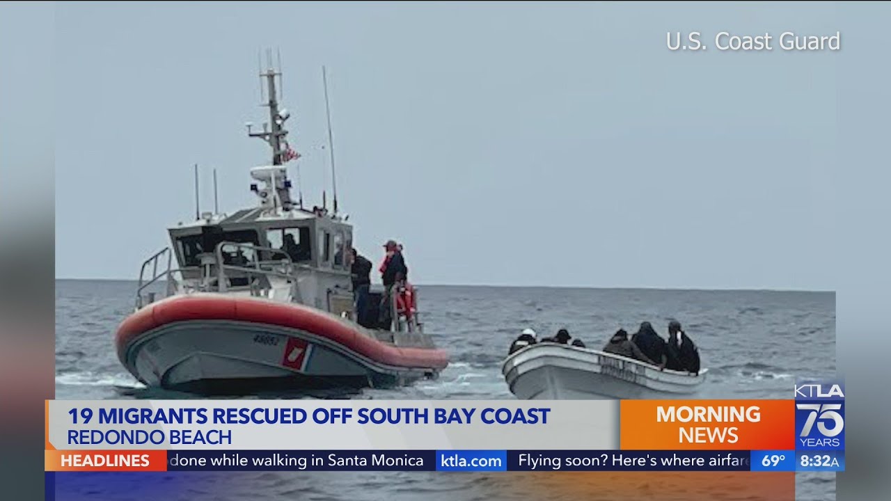 19 Migrants Rescued In Drifting Boat Off The Coast Of Los Angeles
