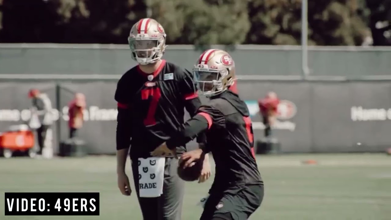 49ers Camp Highlights: Trey Lance Finds Brandon Aiyuk In Endzone Of Fadeaway Throw 👀