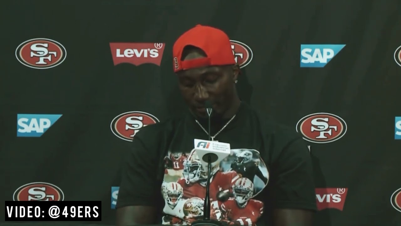 49ers Deebo Samuel Speaks To The Media For The First Time Since Signing His Contract Extension