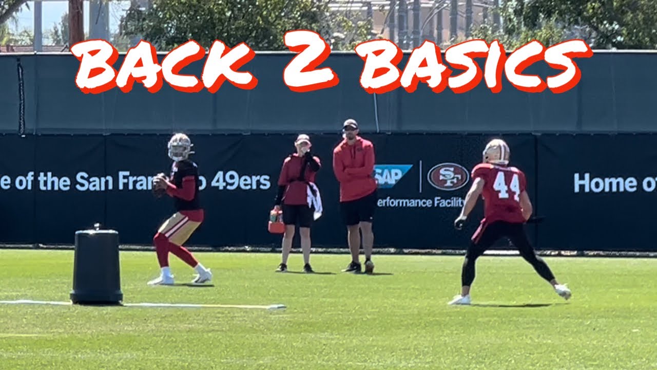 49ers Quarterback Trey Lance Practices Checking Down And Throwing Long