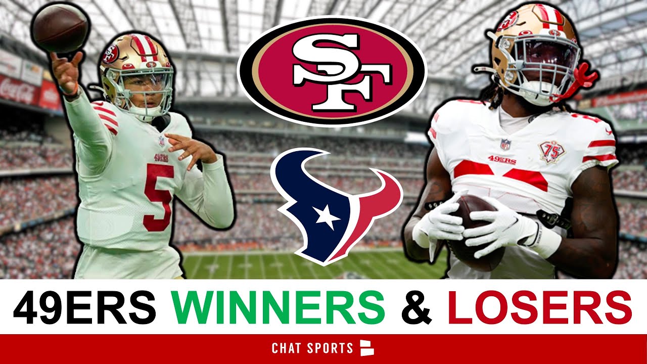 49ers Winners & Losers Vs Texans: Trey Lance, Trey Sermon, Samuel Womack, Ol, 49ers News