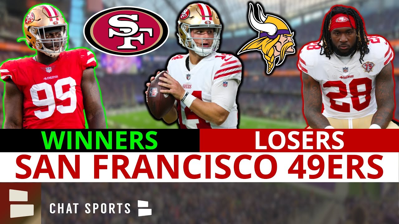 49ers Winners & Losers Vs Vikings: Javon Kinlaw, Malik Turner, Trey Sermon, Brock Purdy | 49ers News