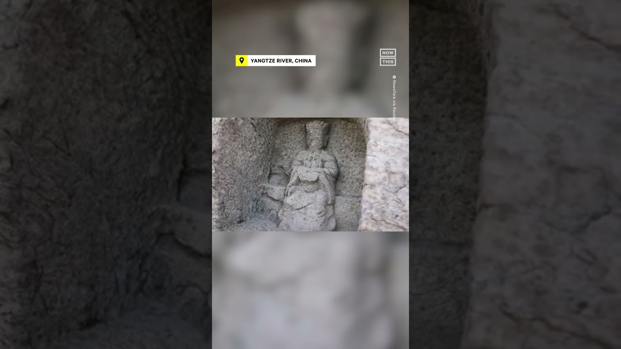 600 Year Old Statues Revealed In China From Low Water Levels