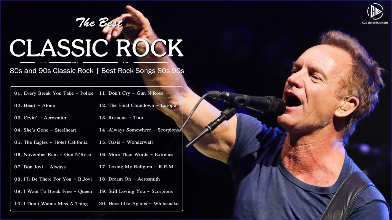 80s and 90s Classic Rock | Best Rock Songs Of 80s 90s | The Police, U2, Aerosmith, Queen, CCR 1 80s And 90s Classic Rock | Best Rock Songs Of 80s 90s | The Police, U2, Aerosmith, Queen, Ccr