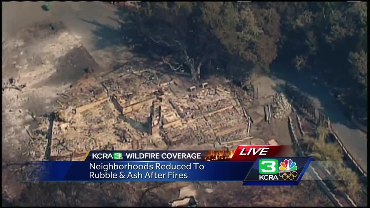 Aerial Video Shows Devastation Left Behind By Fire In Santa Rosa