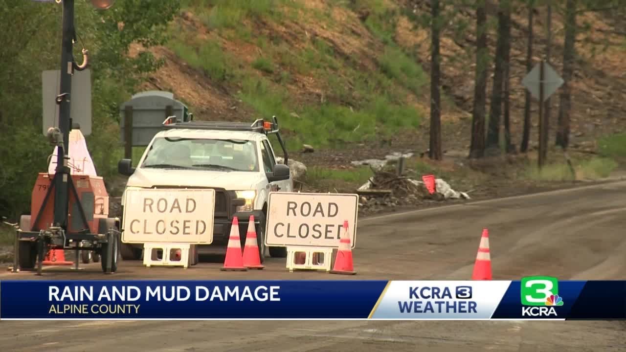 Alpine County Highway And Road Cleanups Ongoing After Burn Scar Area Storm