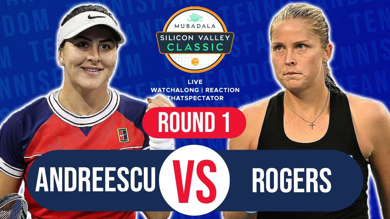 🎾 Andreescu Vs Rogers | San Jose Open 2022 | Tennis Watchalong Stream