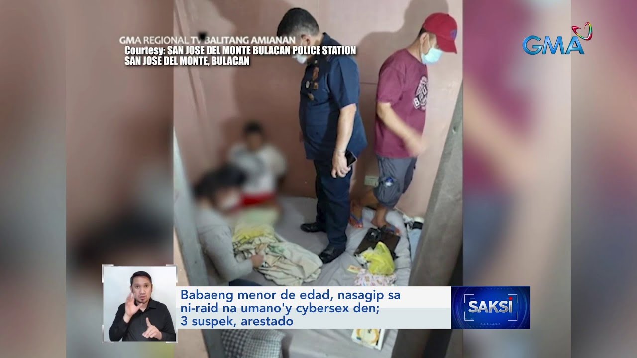 Babaeng Menor De Edad, Nasagip Sa Ni Raid Na Umano’y Cybersex Den; 3 Suspek, Arestado | Saksi