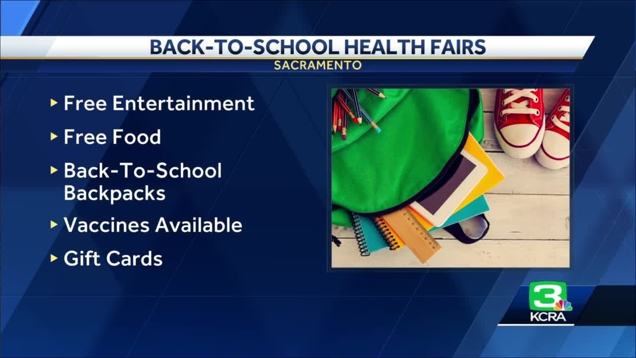 Back To School Health Fairs Available To Families Across Sacramento