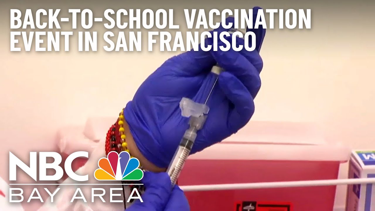 Back To School Vaccination Event Held In San Francisco