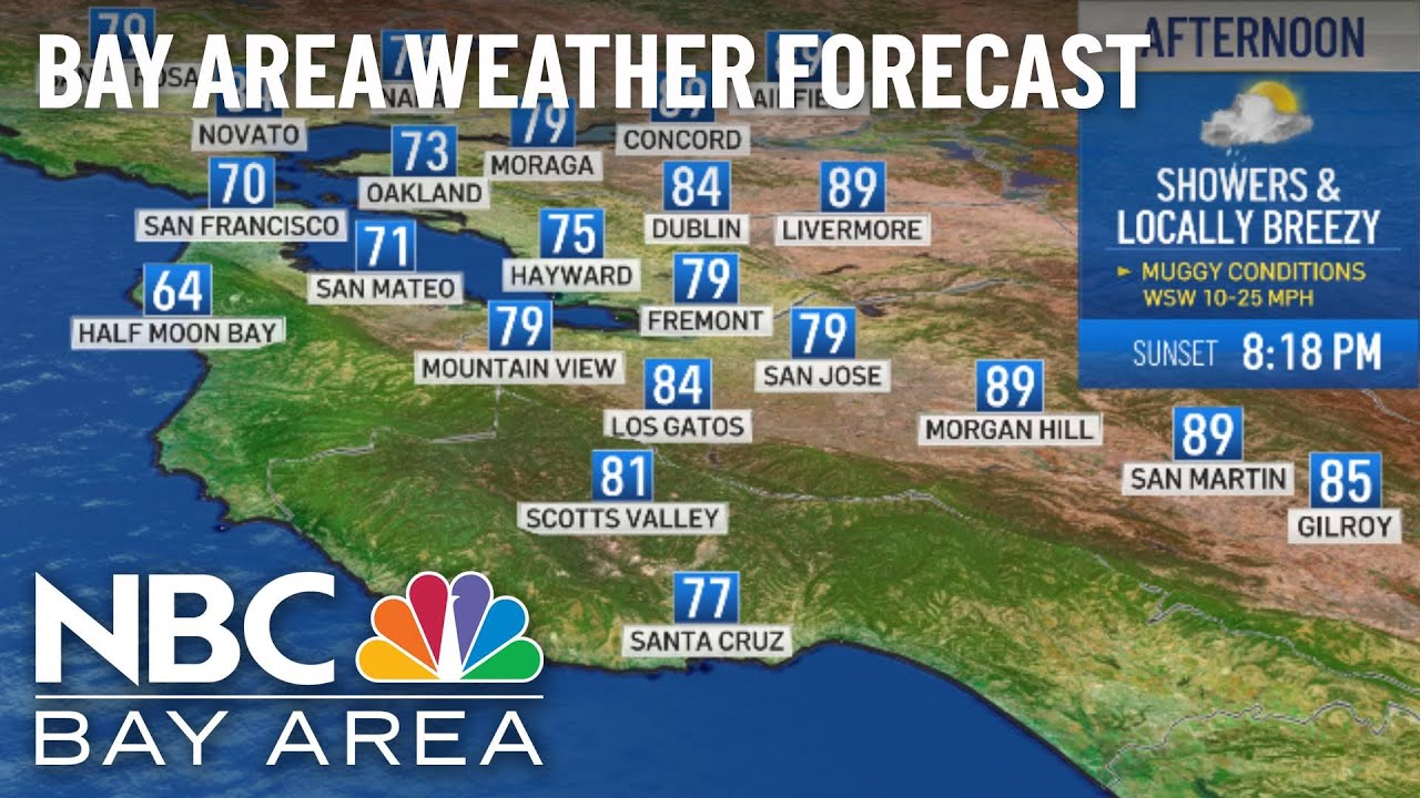 Bay Area Forecast: Showers And Isolated Thunder