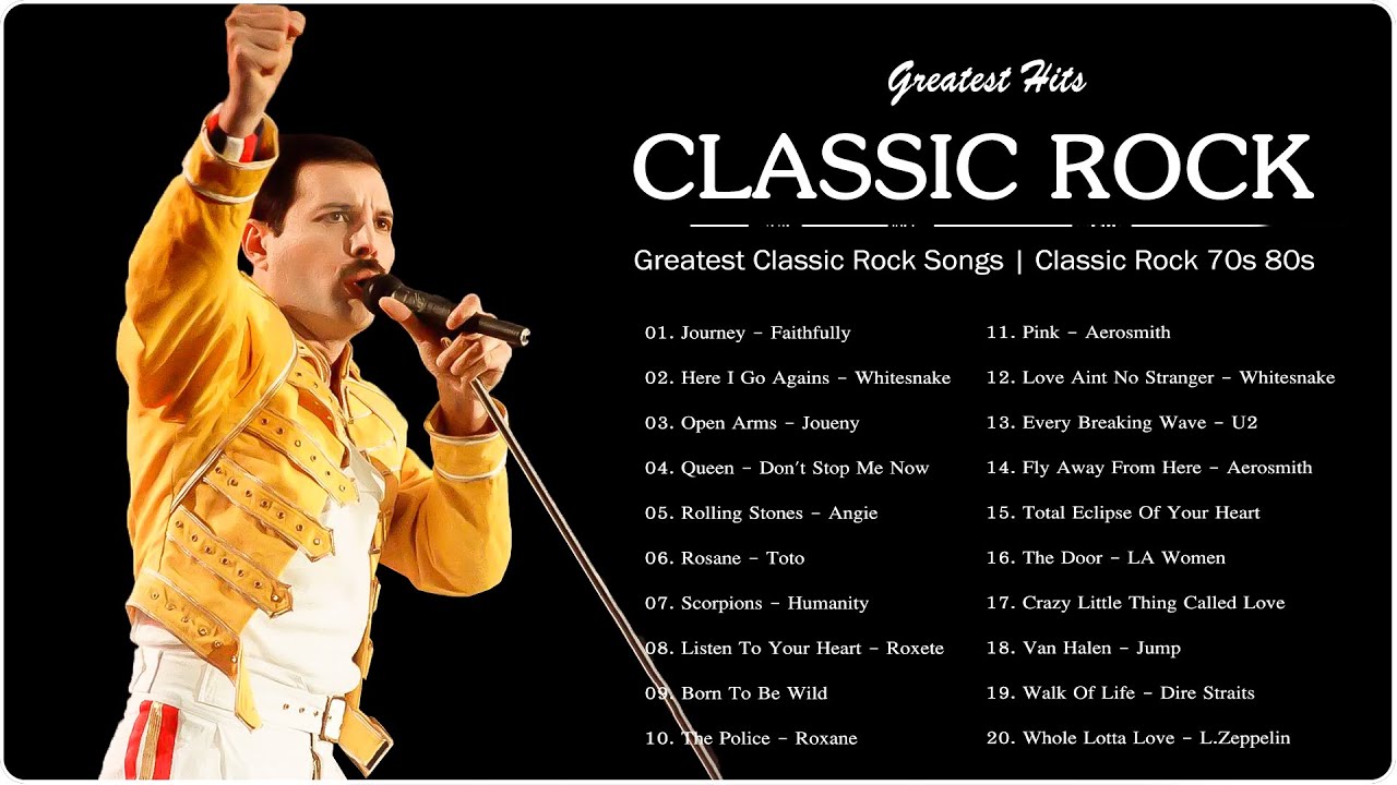 Best Classic Rock Nonstop | Classic Rock Songs 70s 80s || Journey, Queen, Ccr, Aerosmith, The Police