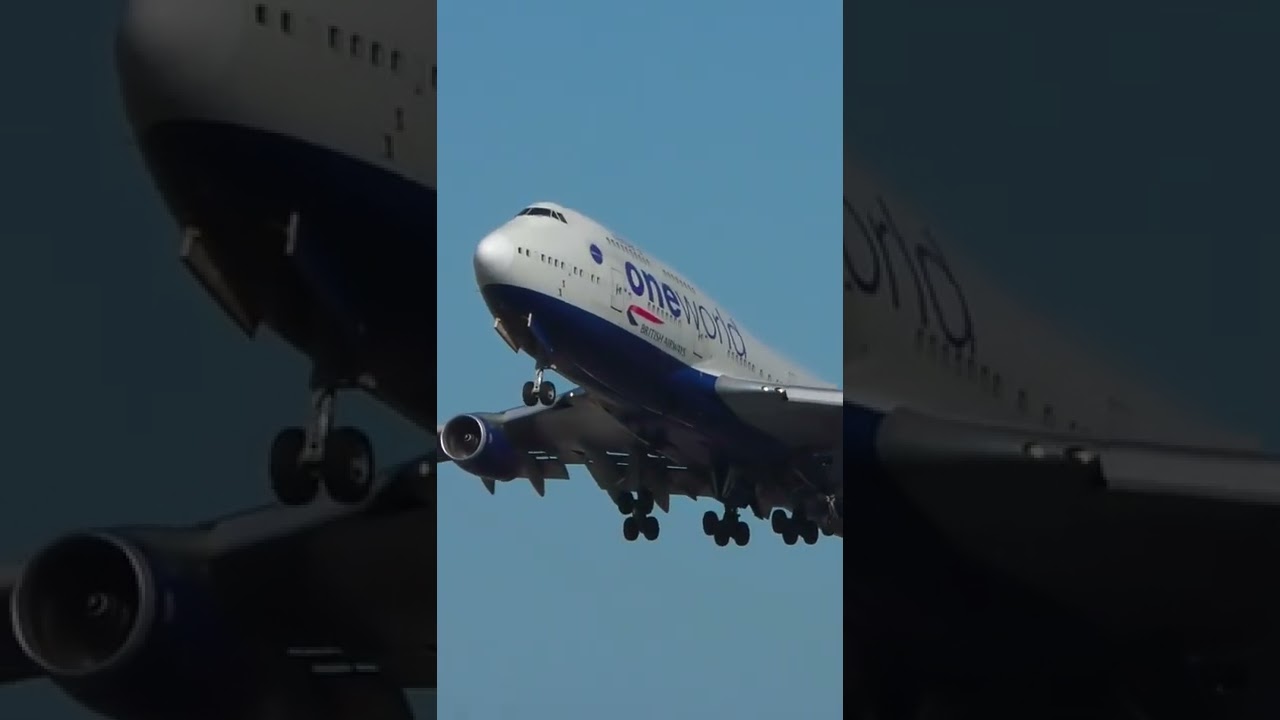 #britishairways #boeing747 #takeoff At #sfo #airport #shorts