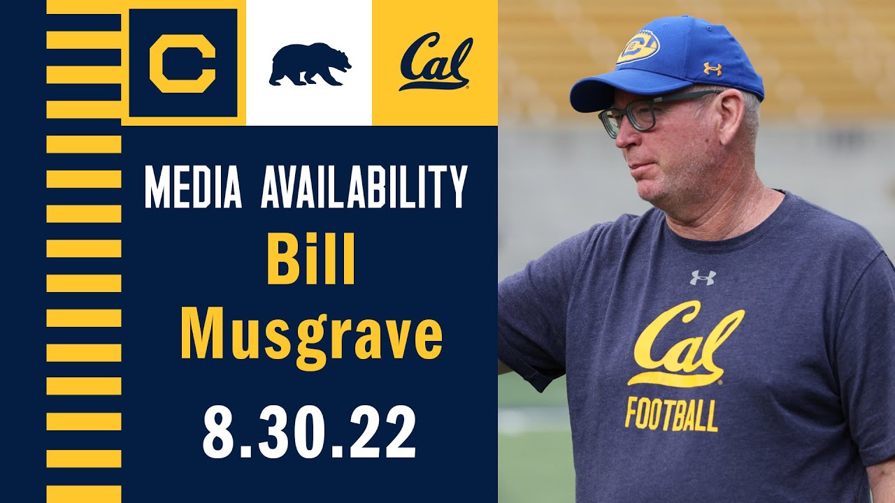 Cal Football: Bill Musgrave Media Availability (08.30.22)