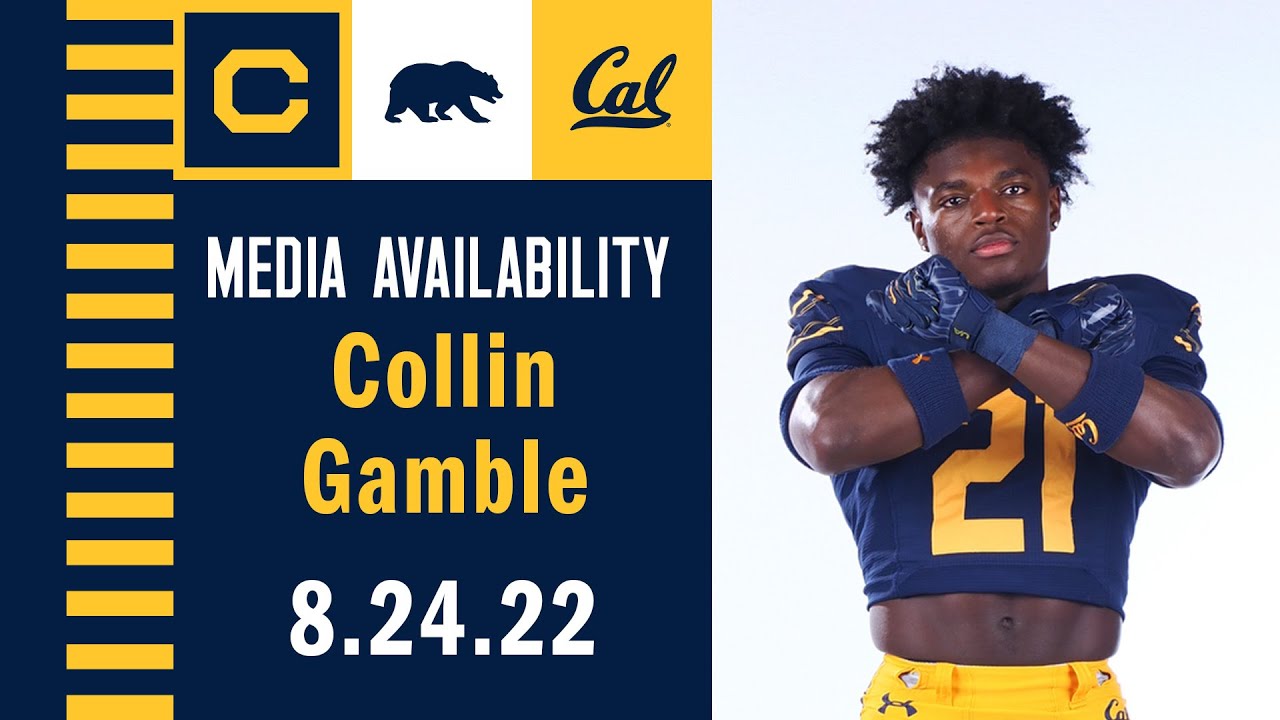 Cal Football: Collin Gamble Media Availability (08.24.22)