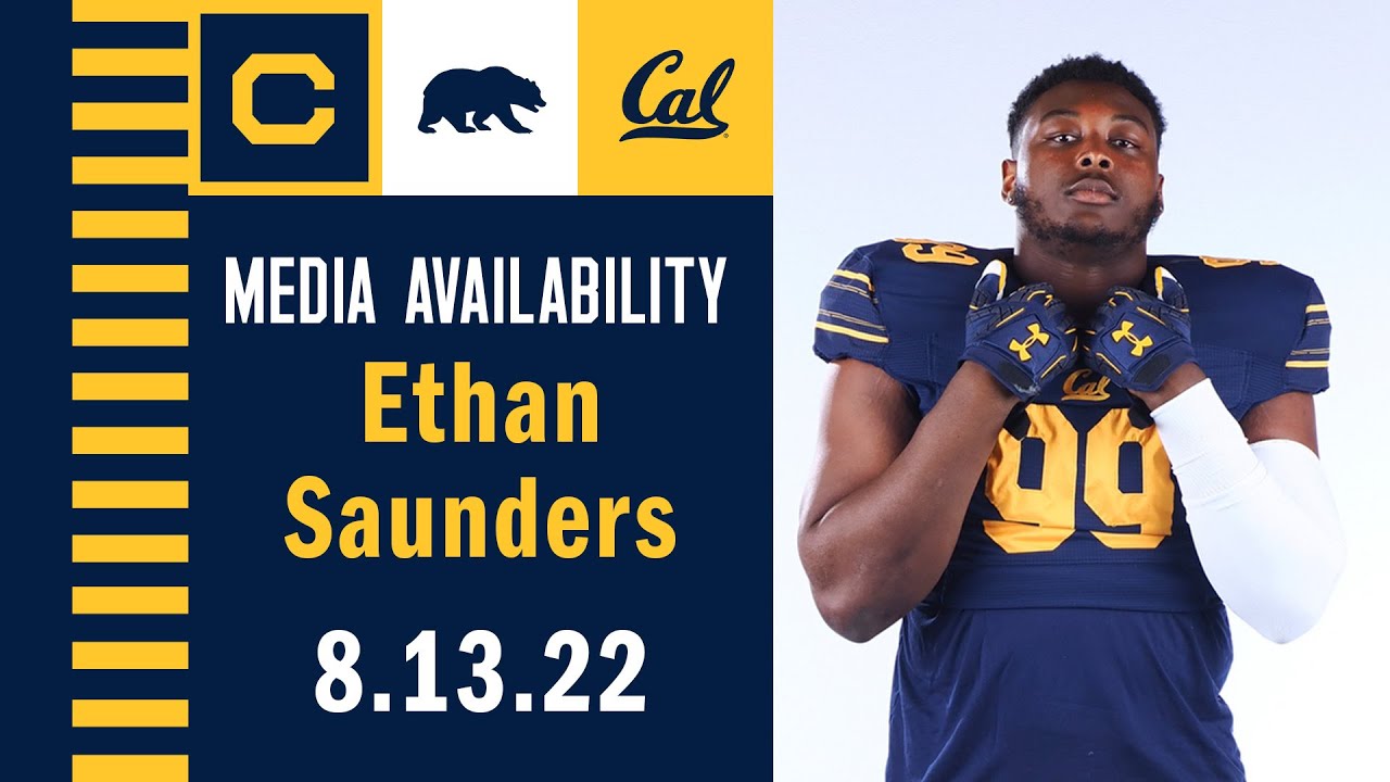 Cal Football: Ethan Saunders Media Availability (8.13.22)