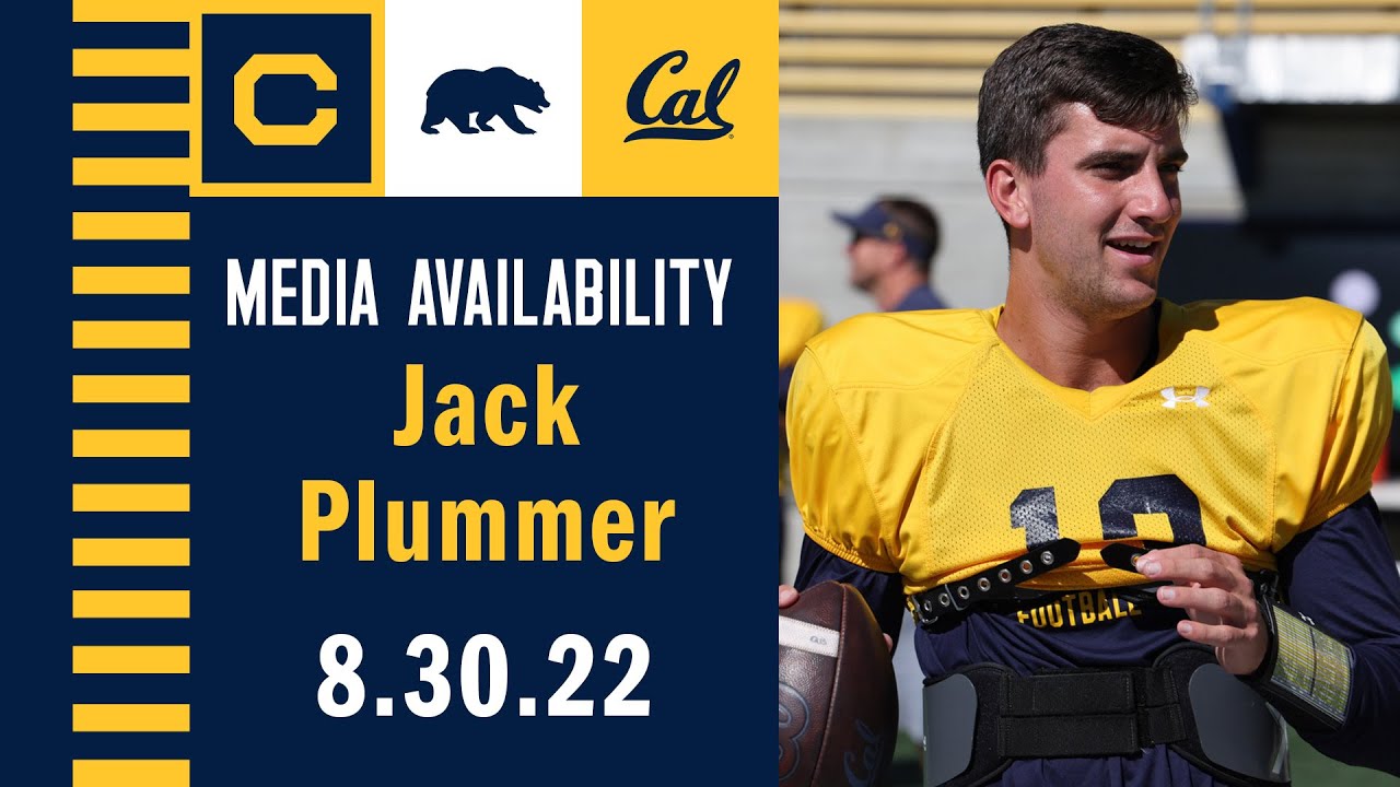 Cal Football: Jack Plummer Media Availability (08.30.22)