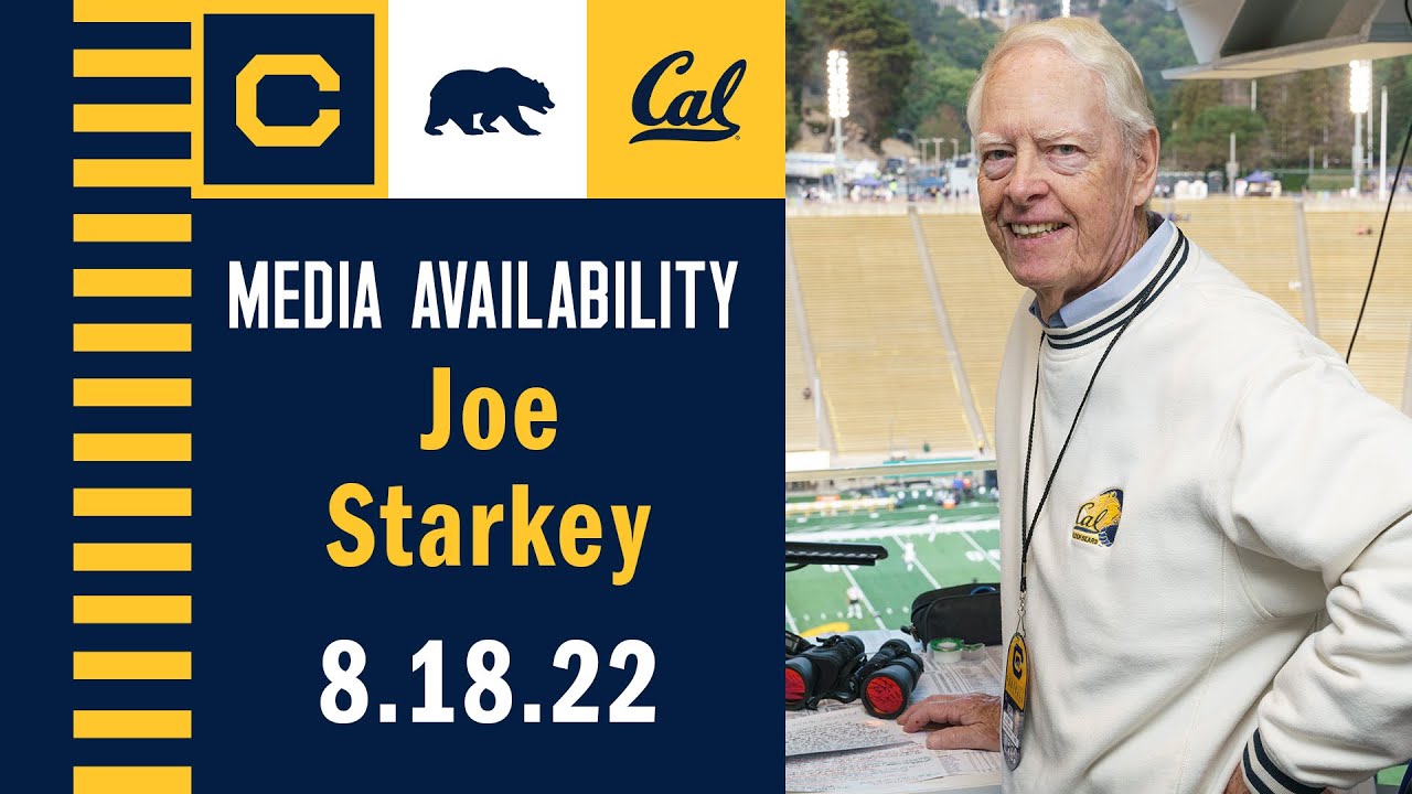 Cal Football: Joe Starkey Media Availability (8.18.22)