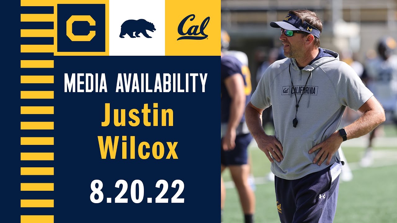 Cal Football: Justin Wilcox Media Availability (08.20.22)