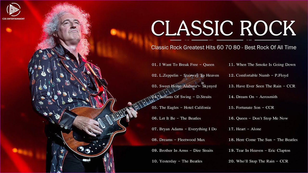 Classic Rock Greatest Hits 60s 70s And 80s | Queen, Led Zeppelin, Dire Straits, Ccr, Pink Floyd