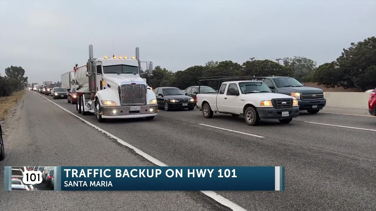 Crash On Santa Maria River Bridge Brings Morning Commute To Standstill On Nb 101