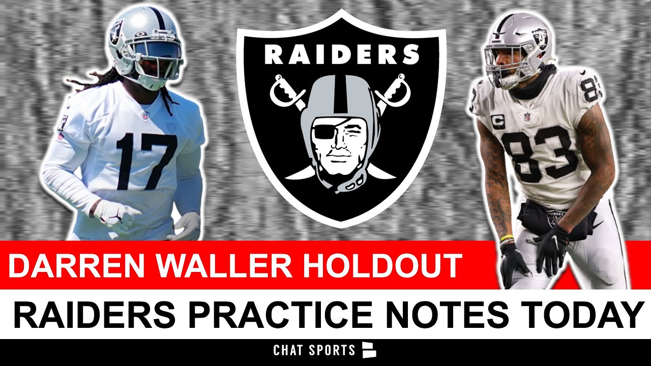 Darren Waller Holdout? Raiders Rumors + News From Raiders Practice On Derek Carr, Davante Adams