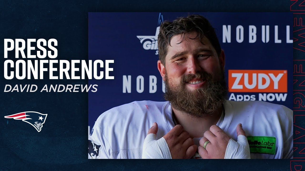 David Andrews Talks First Joint Practice With The Las Vegas Raiders | Patriots Press Conference