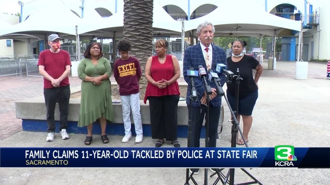 Elk Grove Family Claims 11 Year Old Was Tackled At State Fair, Asks For Termination Of Officers I…