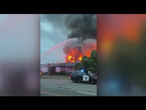 Fire At Oakland Commercial Building