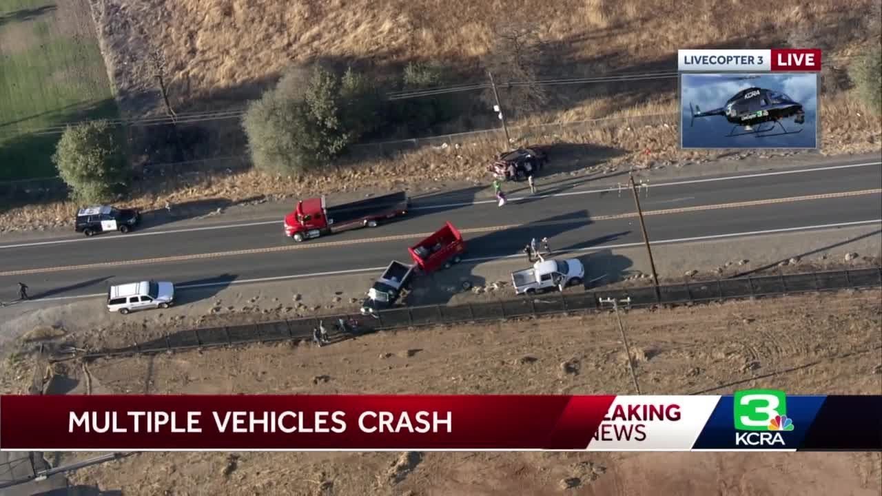 Five Vehicle Crash Injures Multiple People In Sacramento County, Authorities Say