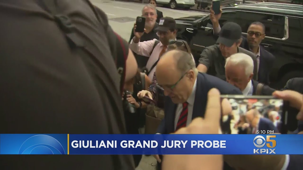 Former Trump Lawyer Rudy Giuliani Appears Before Grand Jury In Georgia