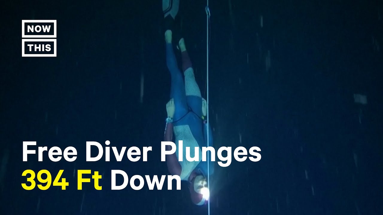 French Free Diver Breaks World Record