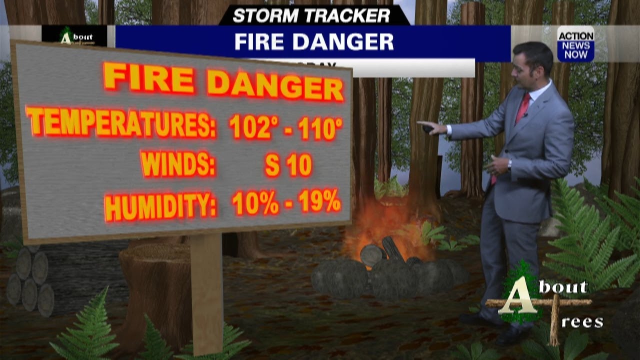 Friday, August 19th Fire Danger Forecast