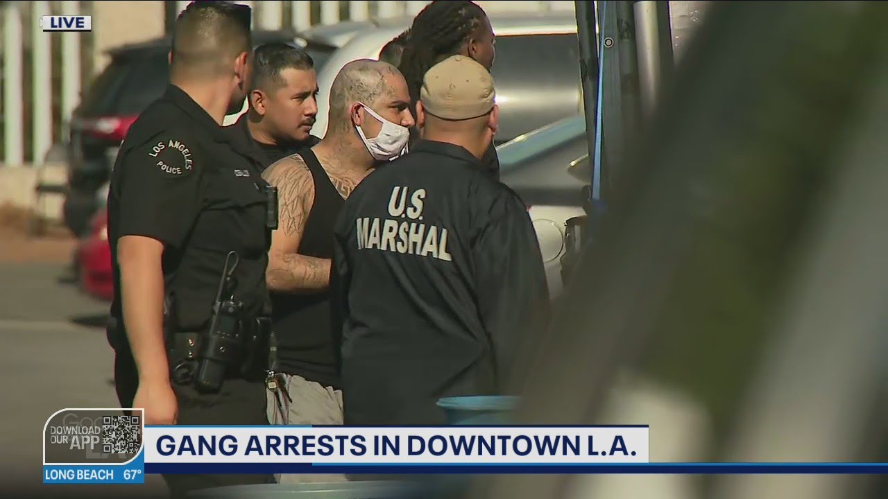 Gang Arrests In Downtown La