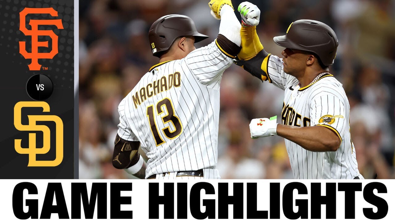 Giants Vs. Padres Game Highlights (8/9/22) | Mlb Highlights