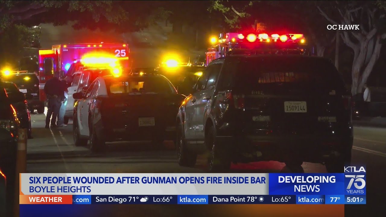 Gunman Opens Fire Inside Crowded Los Angeles Bar; 6 Wounded