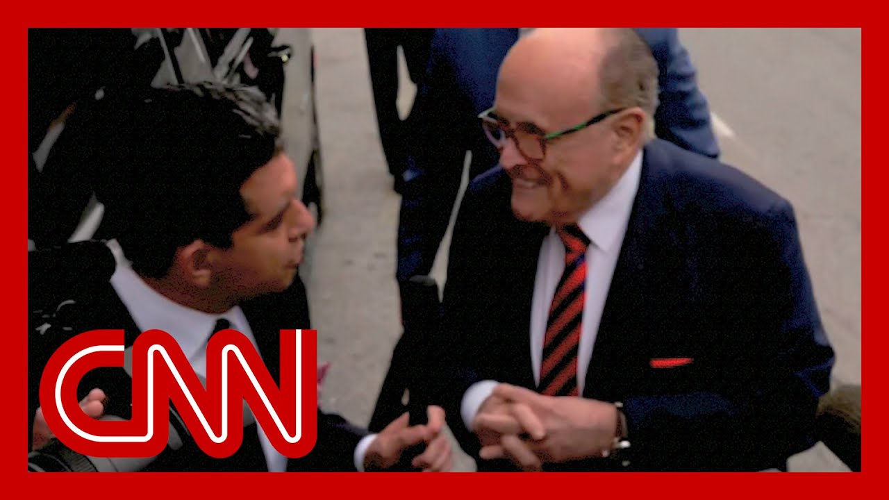 Hear What Rudy Giuliani Told Cnn Reporter Before Entering Courthouse