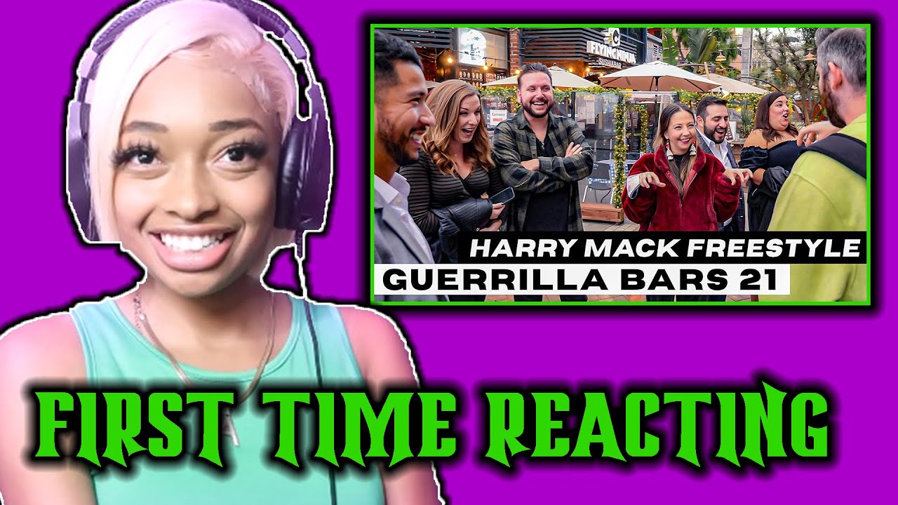 Her First Time Reacting To!!| Freestyle Flows In San Francisco | Harry Mack Guerrilla Bars 21