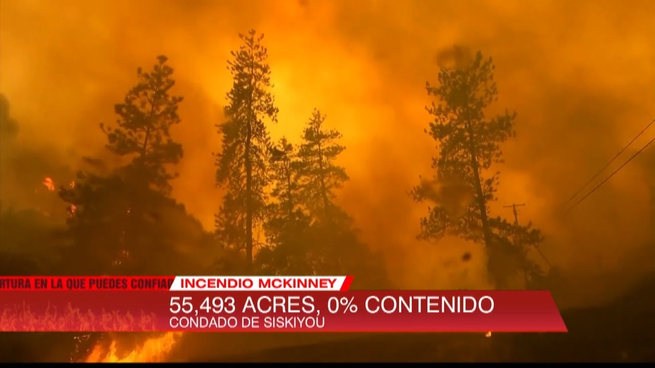 Incendio Mckinney Quema Más De 55,000 Acres En El Condado De Siskiyou, 2 Personas Mueren