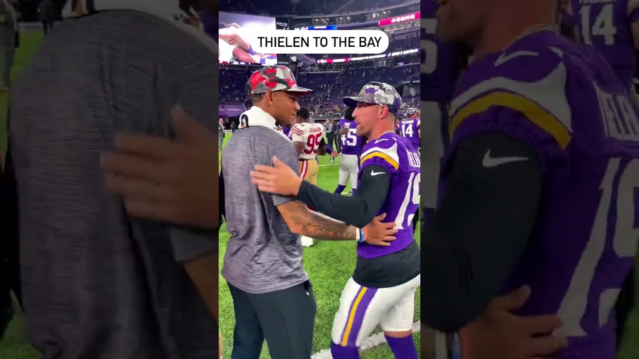 Is 49ers Qb Trey Lance Recruiting Vikings Wr Adam Thielen?