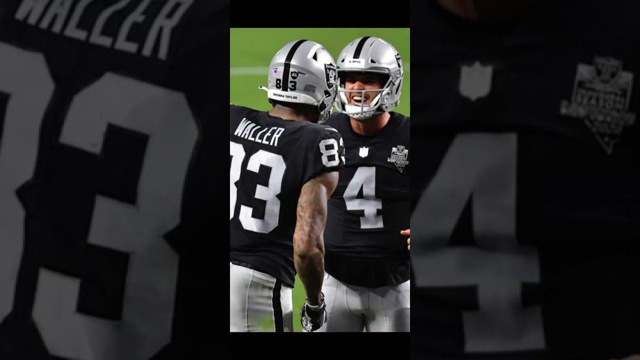 “it Couldn’t Be Any Better!” – Darren Waller On His Relationship With Raiders Qb Derek Carr #shorts