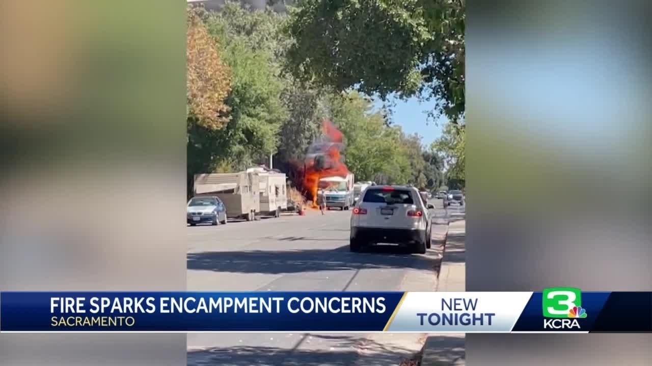 ‘it’s Become A Problem Again’: Sacramento Businesses Nervous After Rv Fire, Return Of Encampments