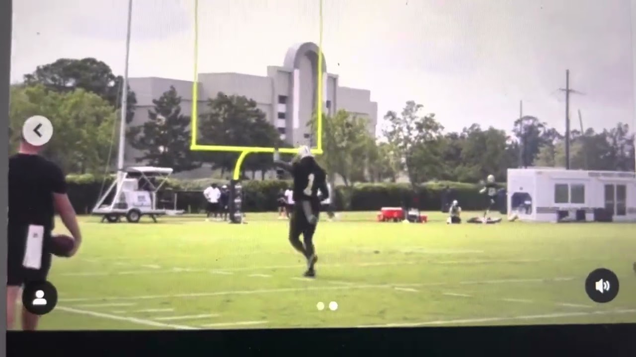 Jameis Winston 60 Yard Bomb To Chris Olave Talk Of Saints Training Camp 2022