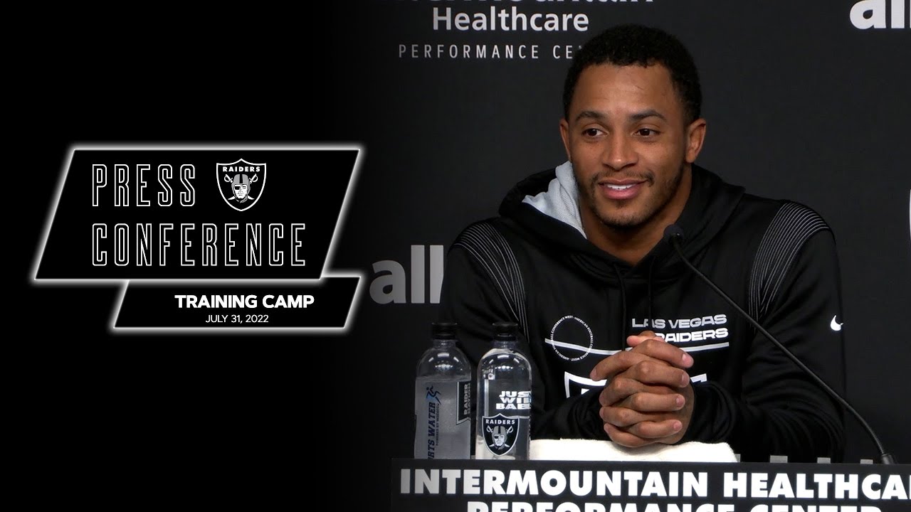 Johnathan Abram, Andrew Billings And Ameer Abdullah Presser – 7.31.22 | Raiders | Nfl