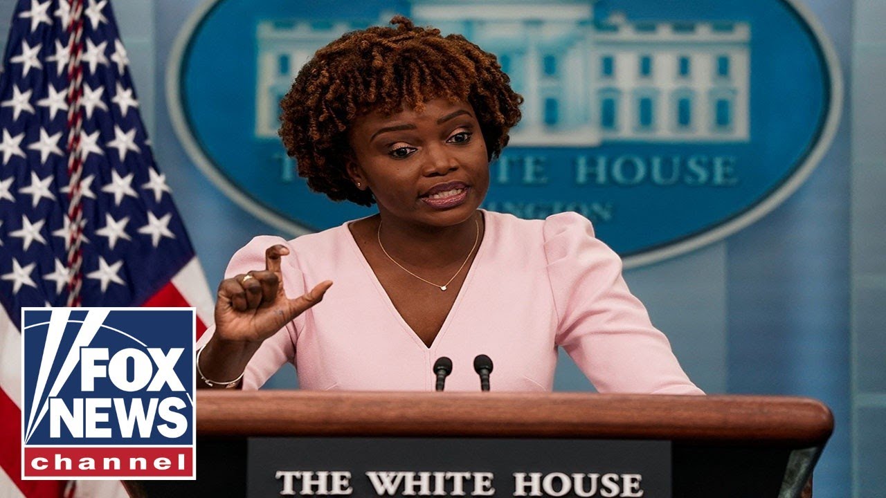 Karine Jean Pierre Holds A White House Briefing