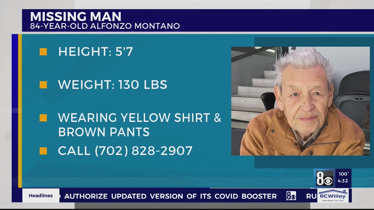 Las Vegas Police Search For Missing 84 Year Old Man