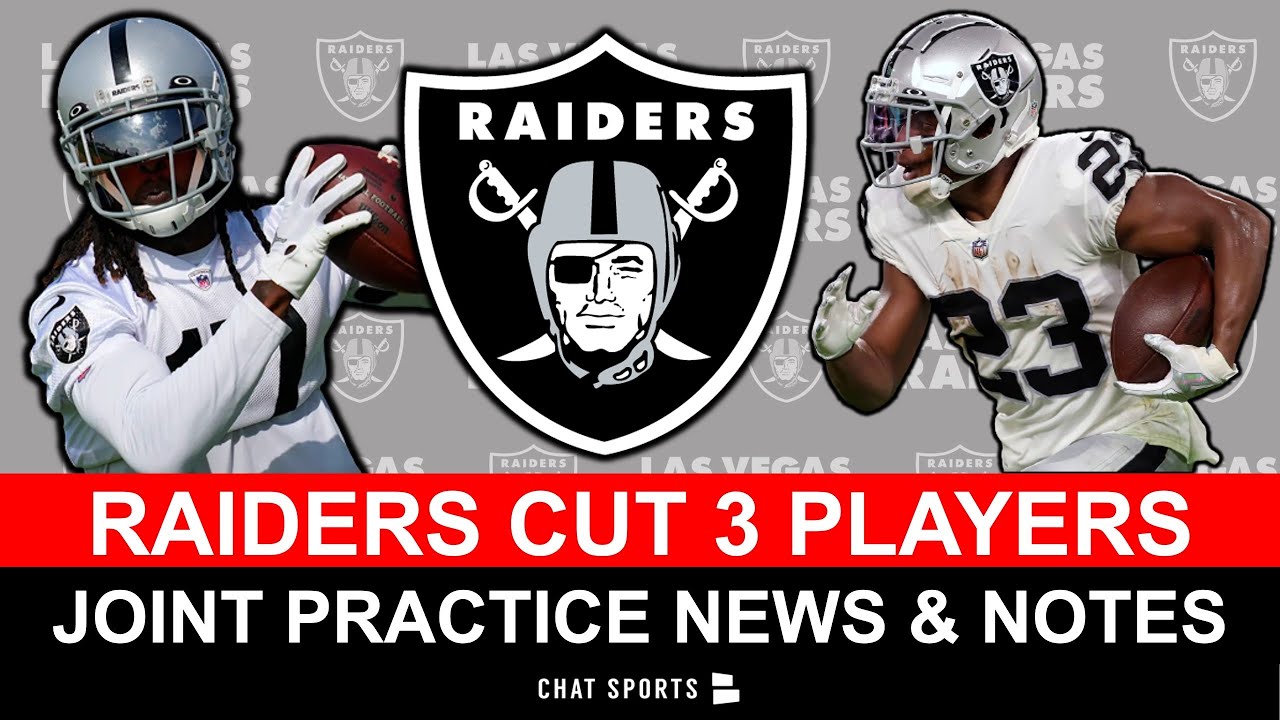 Las Vegas Raiders Cut 3 Players Featuring Kenyan Drake + Raiders & Patriots Joint Practice News