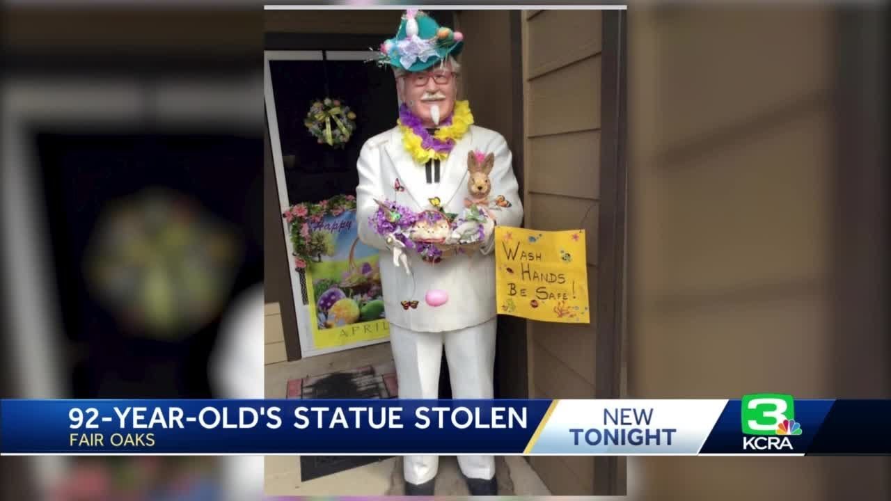 Life Sized Colonel Sanders Stolen From Sacramento County Senior Living Complex